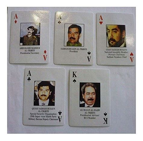 most-wanted iraqi playing cards value